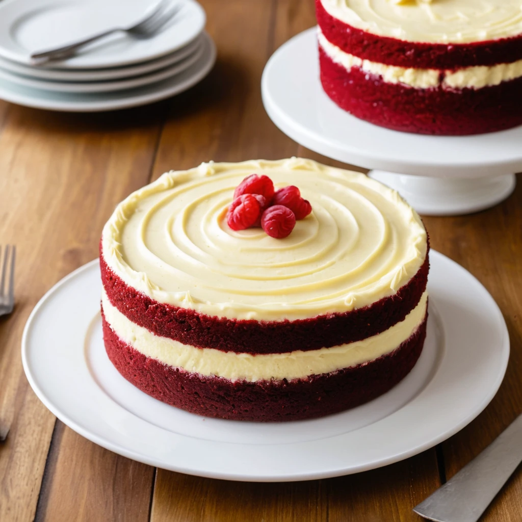 Red Velvet Cheesecake Cake