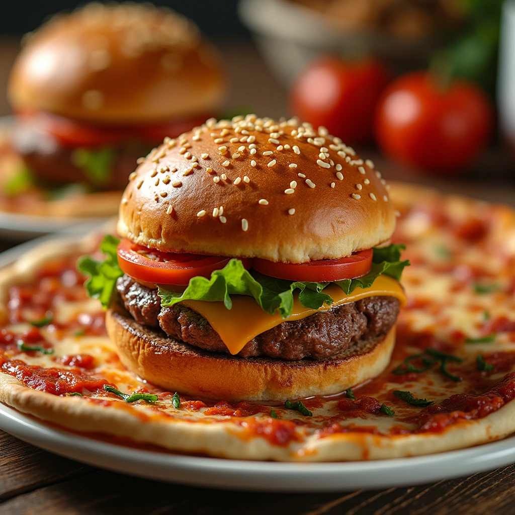 pizza burgers