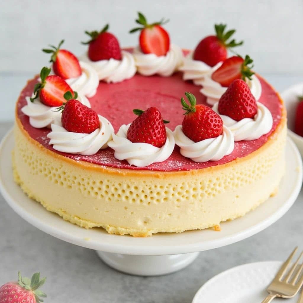 Strawberry Cheesecake Cake